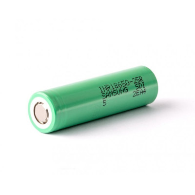 Аккумулятор 18650 Samsung 25R 2500 mah 20А (az001-R-hbr)