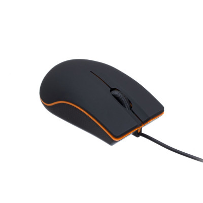 Проводная оптическая USB мышка Lenovo M20 soft touch 1 m Black