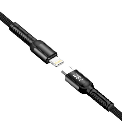 Кабель XON SmartCable Type-C - Lightning PD 20W 1м UniLink Чорний (SU20CL2W1B 579) Кабель XON SmartCable Type-C - Lightning PD 20W 1м UniLink Чорний (SU20CL2W1B 579)