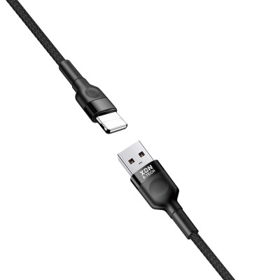 Кабель XON SmartCable Type-A - Lightning 3A 1м UniLink Чорний (SC30CL3A1B 630)