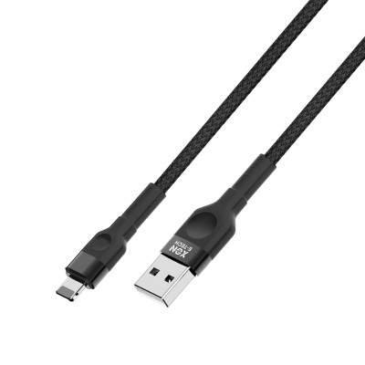 Кабель XON SmartCable Type-А - Lightning 3A 2м UniLink Чорний (SC30CL3A2B 647)