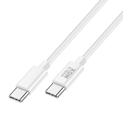 Кабель XON SmartCable Type-C - Type-C 60W 1м MaxCharge Білий (SC102C6W1W 678)