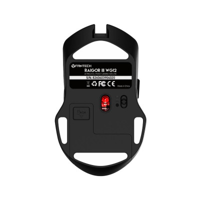 Беспроводная игровая компьютерная мышь Fantech WG12 Raigor III 800-2000DPI 2.4GHz Type-C Black Беспроводная игровая компьютерная мышь Fantech WG12 Raigor III 800-2000DPI 2.4GHz Type-C Black