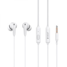 Проводные наушники 3.5mm Celebrat G26 1.2 m White