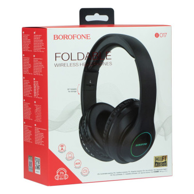 Беспроводные наушники Borofone BO17 Блютуз v 5.0 Black Беспроводные наушники Borofone BO17 Блютуз v 5.0 Black
