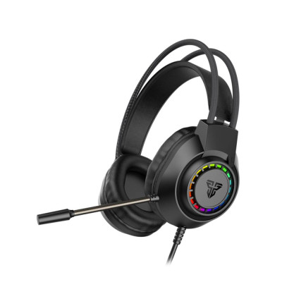 Игровые проводные наушники Fantech HQ55 Portal USB male / TRS Jack 3.5 mm Black