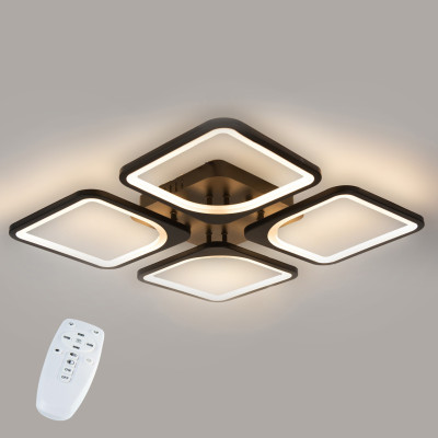 Стельова LED люстра світлодіодний світильник Sunlight чорний 5631/4 Стельова LED люстра світлодіодний світильник Sunlight чорний 5631/4