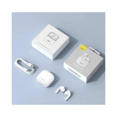 Наушники Baseus True Wireless Earphones Bowie E3 White Наушники Baseus True Wireless Earphones Bowie E3 White
