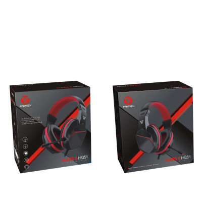 Игровые проводные наушники Fantech HQ54 Mars II IN и OUT 1.8 m Black-Red Игровые проводные наушники Fantech HQ54 Mars II IN и OUT 1.8 m Black-Red