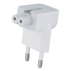 Вилка переходник для блока питания Apple Macbook iPad 220V A1401 Белый