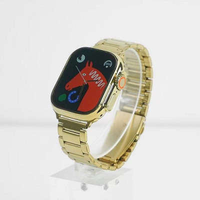 Смарт часы Smart Watch Hoco Y12 Ultra Golden Блютуз v5.0 320mAh IP67 iOS/Андроид Gold