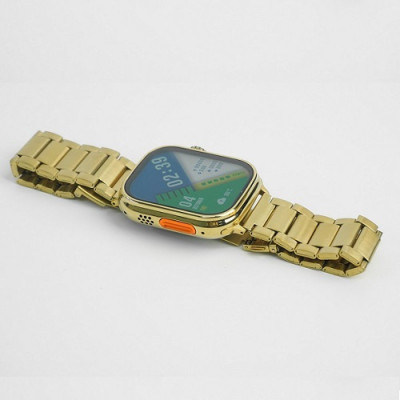 Смарт часы Smart Watch Hoco Y12 Ultra Golden Блютуз v5.0 320mAh IP67 iOS/Андроид Gold