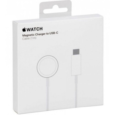 Беспроводное зарядное устройство Apple Watch Magnetic USB-C 1 m White