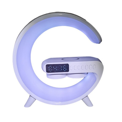 Настольная лампа-ночник Led Wireless Charging Speaker Google G11 8527 15W White Настольная лампа-ночник Led Wireless Charging Speaker Google G11 8527 15W White