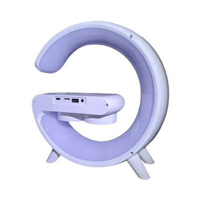 Настольная лампа-ночник Led Wireless Charging Speaker Google G11 8527 15W White Настольная лампа-ночник Led Wireless Charging Speaker Google G11 8527 15W White