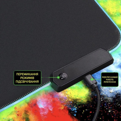 Геймерський килимок для мишки Sky з RGB-підсвічуванням на 360 ° ROG GM 800x300x4mm (F - A9 - 02) Геймерський килимок для мишки Sky з RGB-підсвічуванням на 360 ° ROG GM 800x300x4mm (F - A9 - 02)