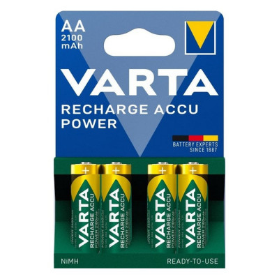 Перезаряжаемые батарейки АА VARTA ACCU AA 2100mAh BLI 4 шт (READY 2 USE)