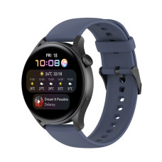 Ремешок силиконовый для смарт-часов BeWatch HW Huawei Watch 22 мм СероСиний (102HW05)