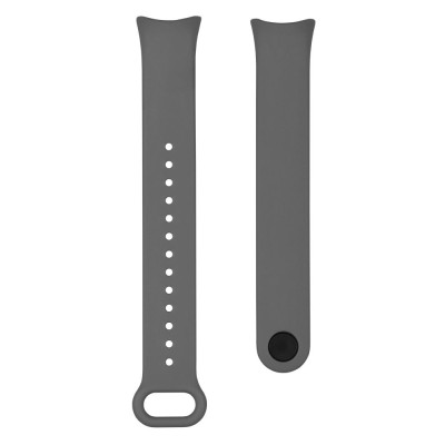 Силиконовый ремешок Emy Original Design Xiaomi Mi Band 8 Dark grey