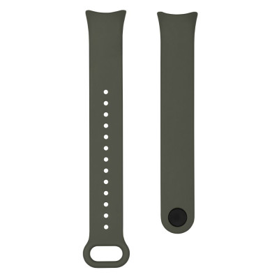 Силиконовый ремешок Emy Original Design Xiaomi Mi Band 8 Gray Khaki