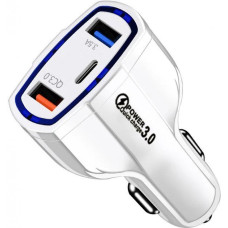 Зарядний пристрій Xiamen 2USB Type-C PD35W QC 3.0 White (050554)