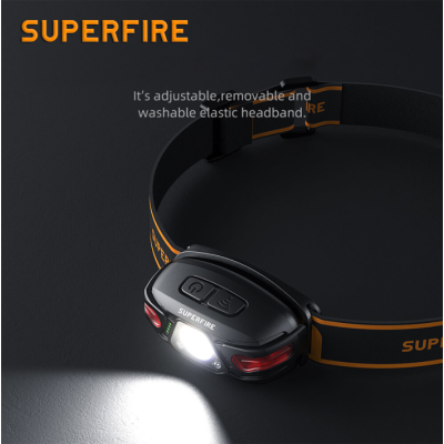 Фонарь налобный аккумуляторный HL63 Superfire 450 Lumen IP44 Фонарь налобный аккумуляторный HL63 Superfire 450 Lumen IP44