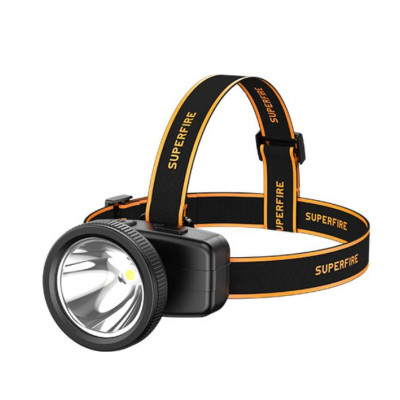 Фонарь налобный аккумуляторный HL55-S Superfire 300 Lumen IP42