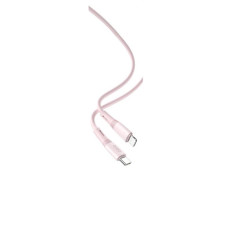 Кабель XO NB-Q226A Silicone PD 27W 3A USB Type-C - Lightning Cable 1 m Розовый
