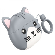 Бездротові навушники Hoco EW46 CAT Bluetooth v5.3 30/300mAh Grey (31897_2908618)