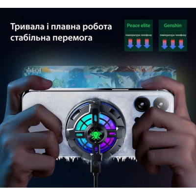 Магнитный полупроводниковый кулер-радиатор с зажимом для смартфона активное охлаждение Plextone EX2 PRO Магнитный полупроводниковый кулер-радиатор с зажимом для смартфона активное охлаждение Plextone EX2 PRO