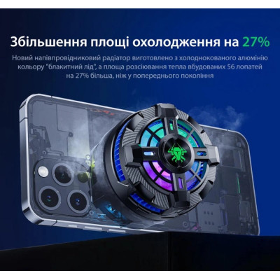 Магнитный полупроводниковый кулер-радиатор с зажимом для смартфона активное охлаждение Plextone EX2 PRO Магнитный полупроводниковый кулер-радиатор с зажимом для смартфона активное охлаждение Plextone EX2 PRO