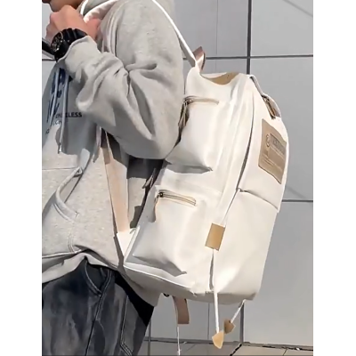 Рюкзак кожаный Dezger Londoner 27 л White Рюкзак кожаный Dezger Londoner 27 л White