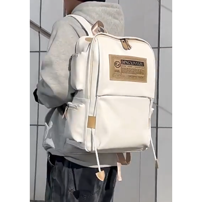 Рюкзак кожаный Dezger Londoner 27 л White Рюкзак кожаный Dezger Londoner 27 л White