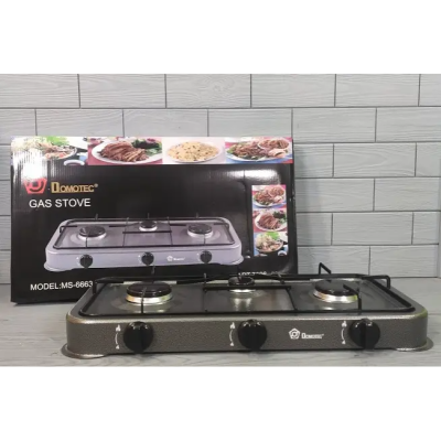 Таганок 3 конфорки Domotec VigohA MS-6603 Сірий Таганок 3 конфорки Domotec VigohA MS-6603 Сірий