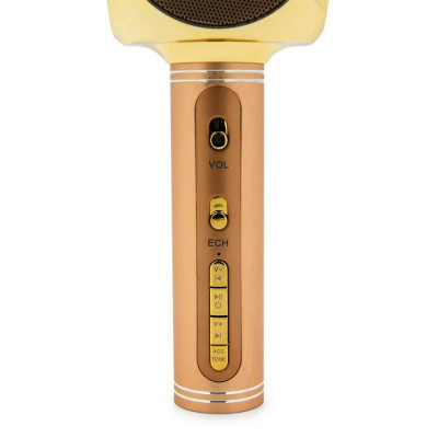 Беспроводной караоке микрофон Magic Karaoke YS-63 Gold Беспроводной караоке микрофон Magic Karaoke YS-63 Gold
