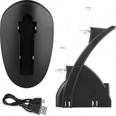 Подвійна зарядна станція Dual USB Charging Stand для геймпадів PlayStation (PS4 / PS4 Slim / PS4 Pro) DualShock 4 Чорний