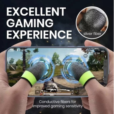 Напальчники геймерські (шкарпетки) No Brand Choice для ігор сенсорні (Pubg mobile/COD/Free fire) 10 шт Сірий Напальчники геймерські (шкарпетки) No Brand Choice для ігор сенсорні (Pubg mobile/COD/Free fire) 10 шт Сірий