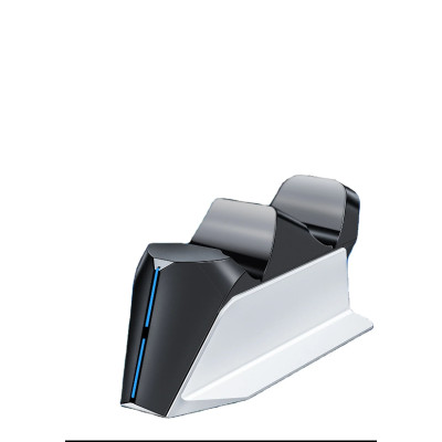 Зарядка для джойстика PS5 BebonCool для PlayStation 5 PS5 DualSense на 2 геймпада с LED подсветкой P5 Белый