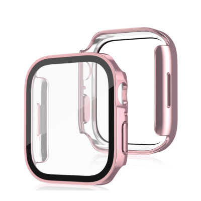 Защитный чехол со стеклом Choice 2 для Apple Watch 45 мм Розовый