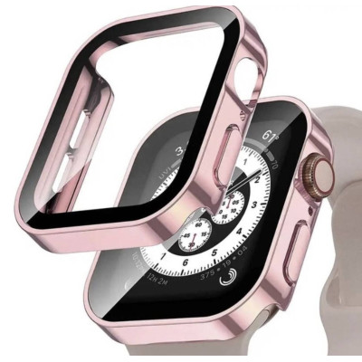 Защитный чехол со стеклом Choice 2 для Apple Watch 45 мм Розовый Защитный чехол со стеклом Choice 2 для Apple Watch 45 мм Розовый