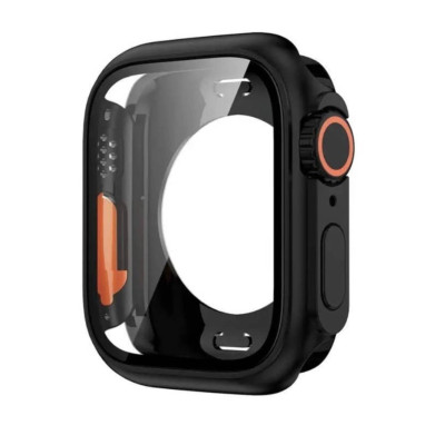 Защитный чехол с защитным стеклом Choice 3 для Apple Watch 44 мм в стиле Ultra Black