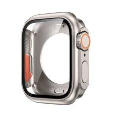 Защитный чехол с защитным стеклом Choice 3 для Apple Watch 45 мм в стиле Ultra Titanium