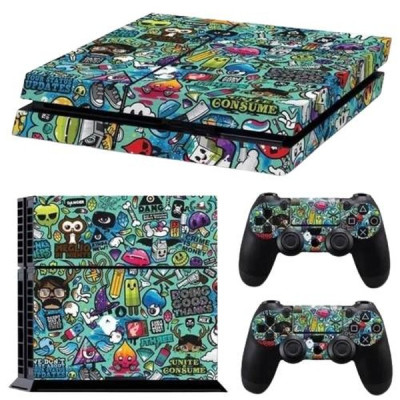 Наклейка PS4 Fat виниловая наклейка Choice для Sony PlayStation PS4 Fat DualShock 4 Meglio