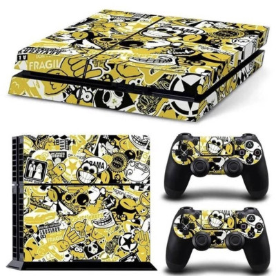 Наклейка PS4 Fat виниловая наклейка Choice для Sony PlayStation PS4 Fat DualShock 4 Fragil