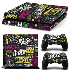 Наклейка PS4 Fat виниловая наклейка Choice для Sony PlayStation PS4 Fat DualShock 4 Jazz