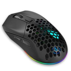 Миша бездротова HXSJ Т28 з акумулятором та RGB підсвічуванням 2,4G+Bluetooth Black