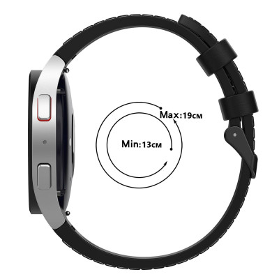 Ремінець шкіра-силікон BeWatch Samsung Galaxy Watch 4 / 5 / 6 20 мм Рожевий (1gw0103) Ремінець шкіра-силікон BeWatch Samsung Galaxy Watch 4 / 5 / 6 20 мм Рожевий (1gw0103)