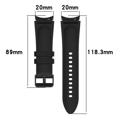 Ремінець шкіра-силікон BeWatch Samsung Galaxy Watch 4 / 5 / 6 20 мм Рожевий (1gw0103) Ремінець шкіра-силікон BeWatch Samsung Galaxy Watch 4 / 5 / 6 20 мм Рожевий (1gw0103)
