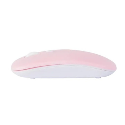 Мишка безшумна комп'ютерна Macaron Bluetooth Рожева Мишка безшумна комп'ютерна Macaron Bluetooth Рожева