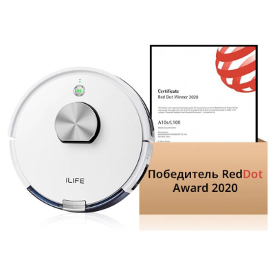 Робот-пылесос iLife L100 Wi-Fi Белый (2000620188) Робот-пылесос iLife L100 Wi-Fi Белый (2000620188)